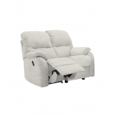 Mistral 2 Seater Sofa with Single Manual Recliner Action