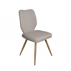 Enka Pair of Dining Chairs - Fabric