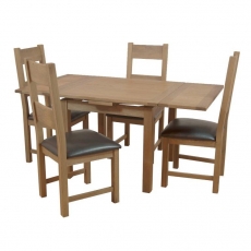 Hampton Dining Draw Leaf Extending Dining Table