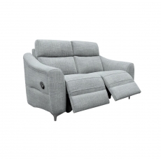 Monza 2 Seater Sofa - Double Manual Recliner Actions