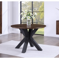 Neptune 110cm Round Fixed Top Dining Table