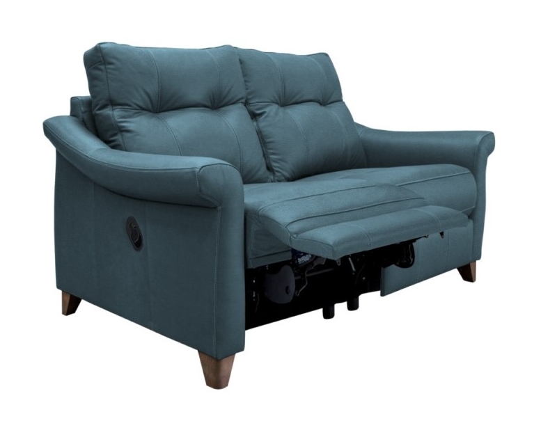 G-Plan Riley 2 Seater Small Sofa - Double Manual Recliner Actions
