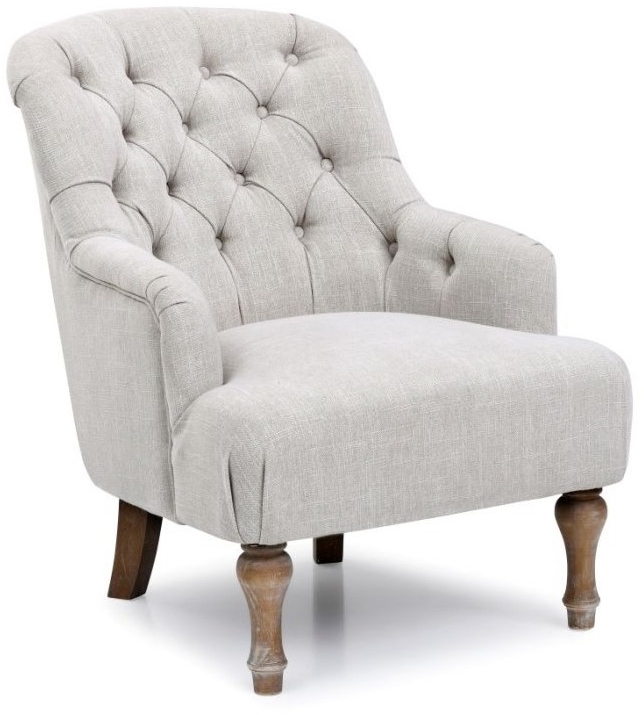 Belle Button Back Accent Chair