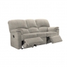 G-Plan Chloe 3 Seater Sofa with Double Manual Recliner Actions