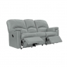 G-Plan Chloe 3 Seater Sofa with Double Manual Recliner Actions