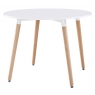 Utah Round Fixed Top Dining Table - 100cm