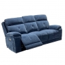 Feels Like Home Harley 3 Seater Double Power Recliner Sofa