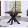 Feels Like Home Neptune 110cm Round Fixed Top Dining Table