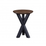 Feels Like Home Neptune Round Lamp Table - Plain Wood Top