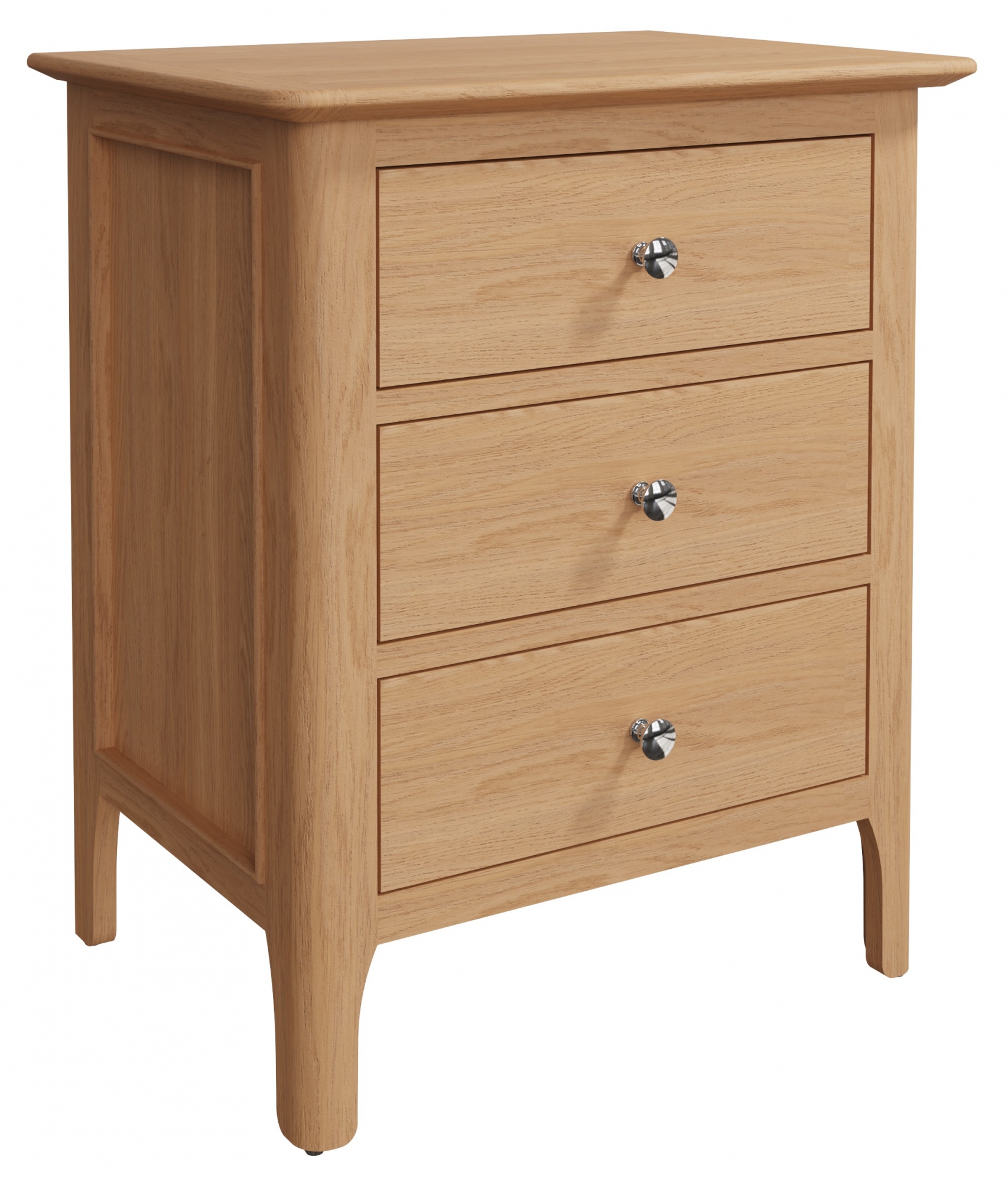 Feels Like Home Mia Bedroom Extra Large Bedside 3 Drawers