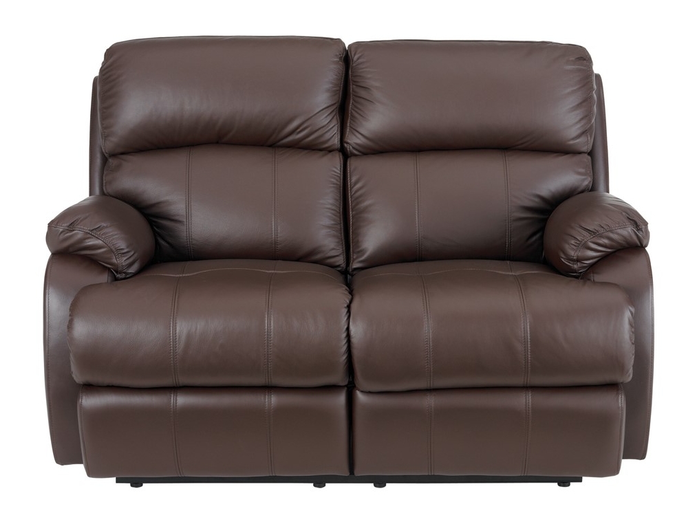 Feels Like Home Liberty 2 Seater Double, Double Recliner Leather Couch