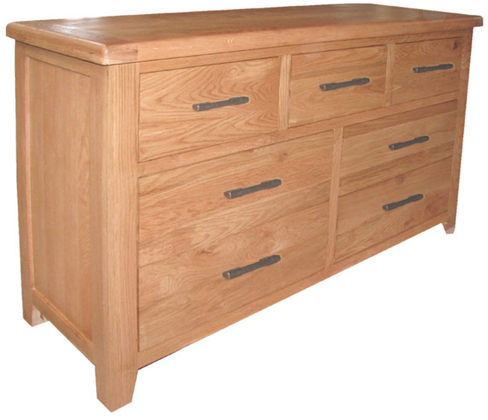 Hampton Bedroom 3 Over 4 Drawer Wide Dressing Chest Fairway Furniture