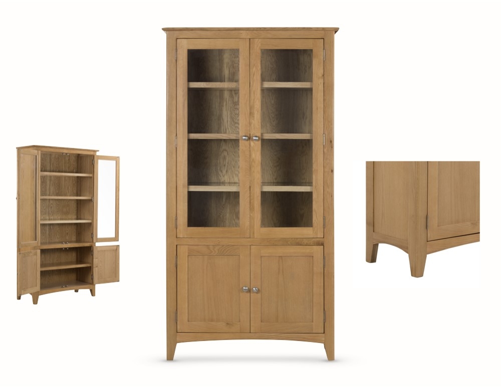 Feels Like Home Kilburn Dining High Glazed 2Door Display Unit