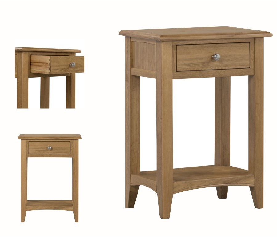 Feels Like Home Kilburn Dining Telephone Table with Drawer Fairway