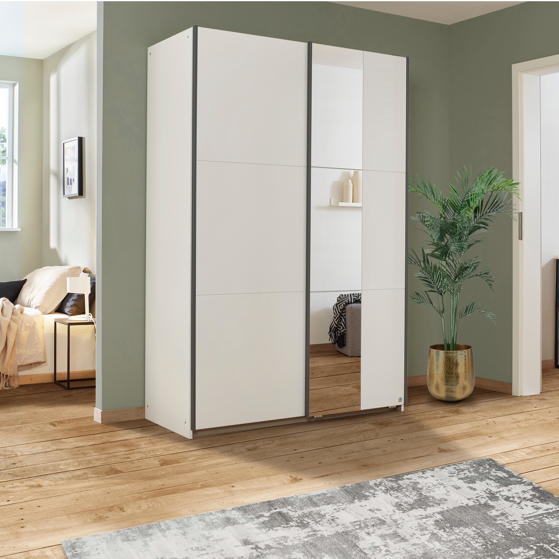 Toronto Sliding Robe Fairway Furniture Slide 2501 Sliding 2 Door Robe - Fairway Furniture