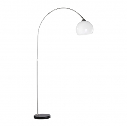 Pia Floor Lamp-Steel Finish