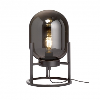 Regi Table Lamp with Edison Bulb-Black Finish