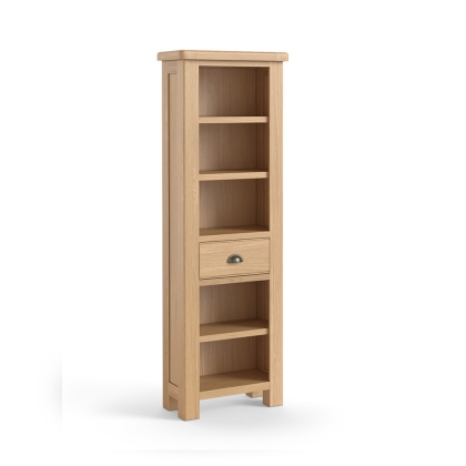 Nanterre Dining Slim Bookcase - Drawer