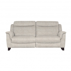 Manhattan Large 2 Seater Double Power Recliner Sofa with 2 Button Switch-USB-Single Motor