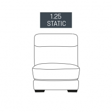 Burlington 1.25 Seater Static Armless Centre Section