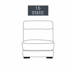 Burlington 1.5 Seater Static Armless Centre Section