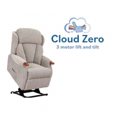 Canterbury Petite Cloud Zero Riser Recliner Power Chair with Powered Headrest