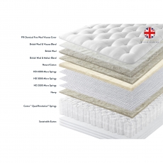 Exmouth Turn Free 3'0 Padded Top Deep Divan Set