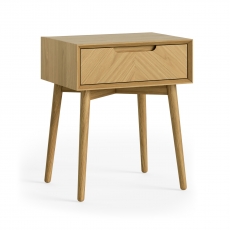 Ventnor Dining Lamp Table - Drawer