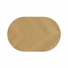 Ventnor Dining Fixed Top Oval Dining Table - 115 x 75cm