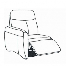 Dawson 1.5 Seater Power Recliner Section with USB - Battery Pack Dawson 1.5 Seater Power Recliner Section with USB - Battery Pack