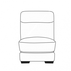 Dawson 1.5 Seater Static Armless Centre Section Dawson 1.5 Seater Static Armless Centre Section