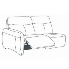 Dawson 2.5 Seater Power Recliner Section with USB Dawson 2.5 Seater Power Recliner Section with USB