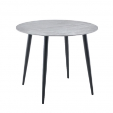 Alfonso 90cm Round Fixed Top Dining Table