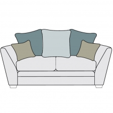 Roxie 2 Seater Sofa - Pillow Back
