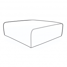 Evelyn Large Accent Footstool