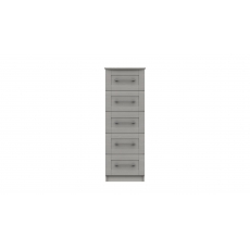 Ava 5 Drawer Narrow Tallboy