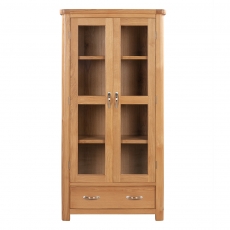 Cannock Dining 2 Door Glazed Display Cabinet