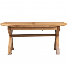Cannock Dining Oval Cross Leg Extending Dining Table