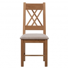 Cannock Dining Pair Cross Back Dining Chairs