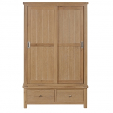Fairford Oak Bedroom Double Robe
