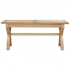 Fairford Oak Dining Cross Leg Extending Dining Table