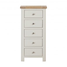 Fairford Painted Bedroom 5 Drawer Tall Chest