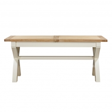 Fairford Painted Dining Cross Leg Extending Dining Table