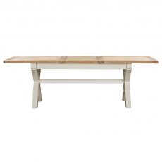 Fairford Painted Dining Cross Leg Extending Dining Table