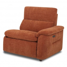 Jasper 1 Seater Power Recliner Section with Power Ratchet Headrest & USB