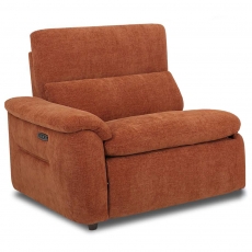 Jasper 1.5 Seater Power Recliner Section with Power Ratchet Headrest & USB