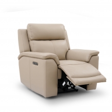 Oakwood Power Recliner Chair with Adjustable Headrest and USB Oakwood Power Recliner Chair with Adjustable Headrest and USB