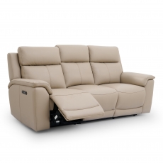 Oakwood 3 Seater Double Power Recliner Sofa with Adjustable Headrests, Lumbar and USB Oakwood 3 Seater Double Power Recliner Sofa with Adjustable Headrests, Lumbar and USB