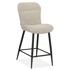 Aldo Pair of Fabric Bar Stools