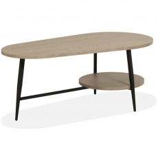 Choice Organic Coffee Table - Round Bottom Shelf